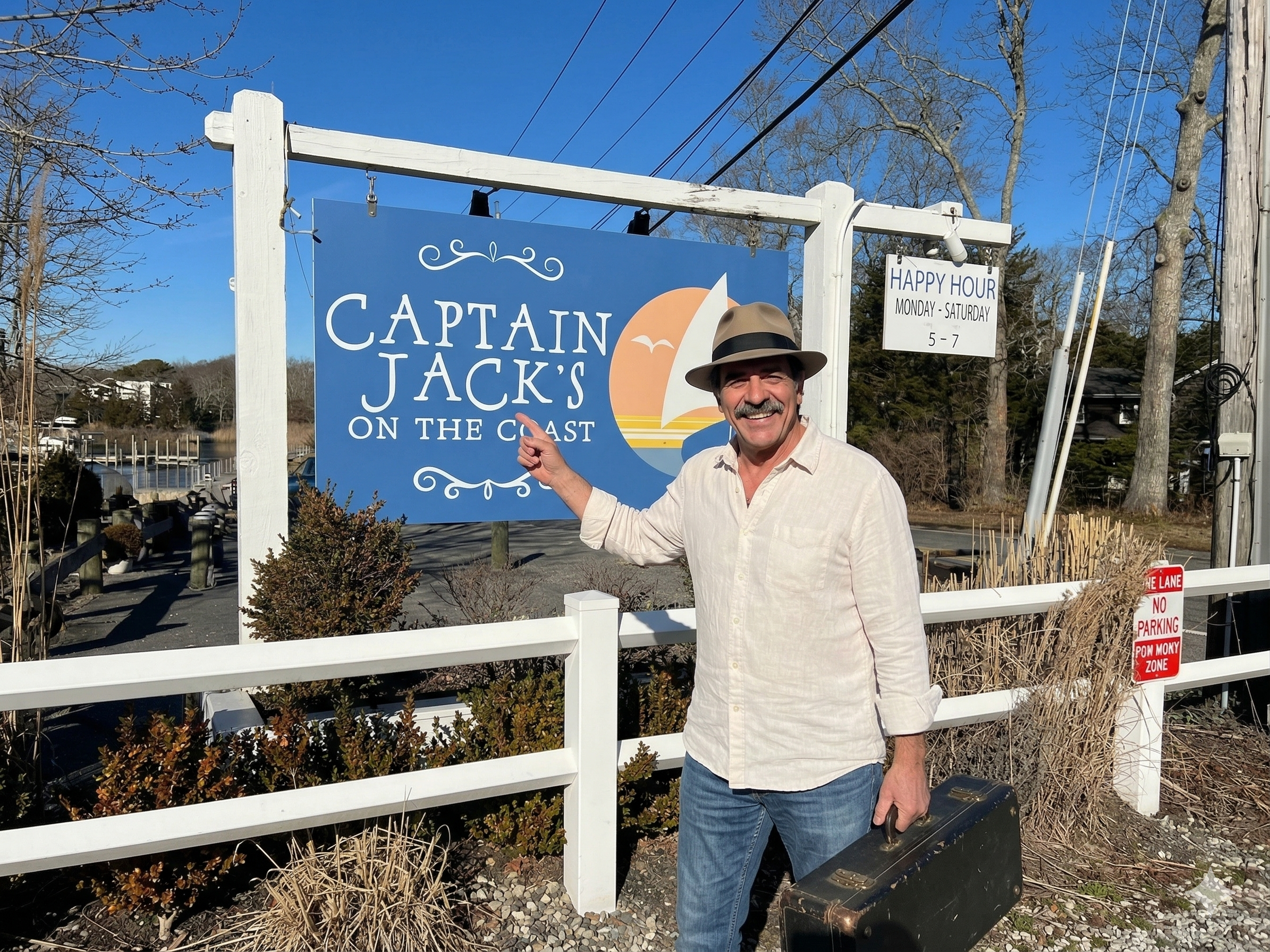 Claude at Captain Jacks