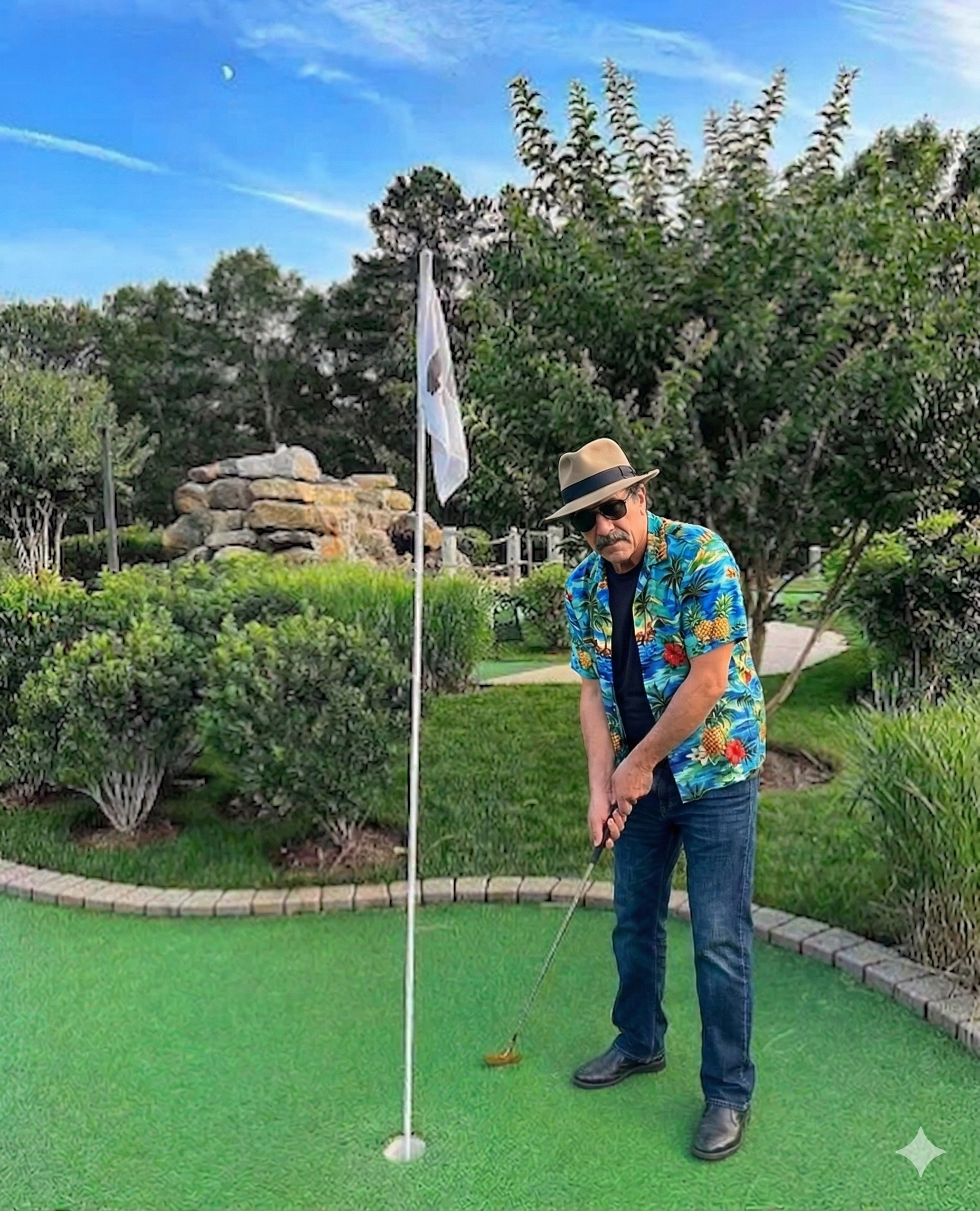 Mini-golf at the Clubhouse
