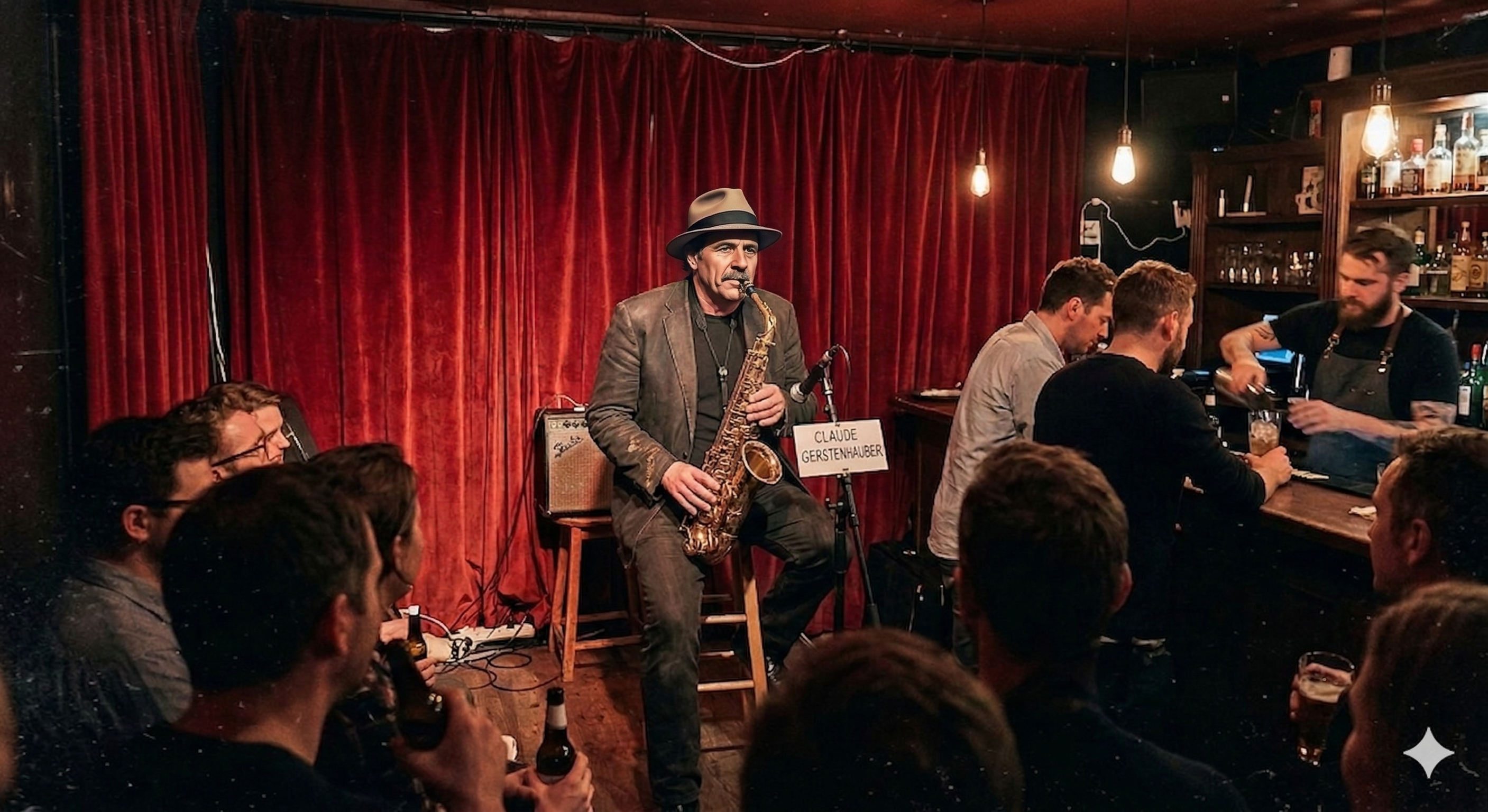 Sax on stage