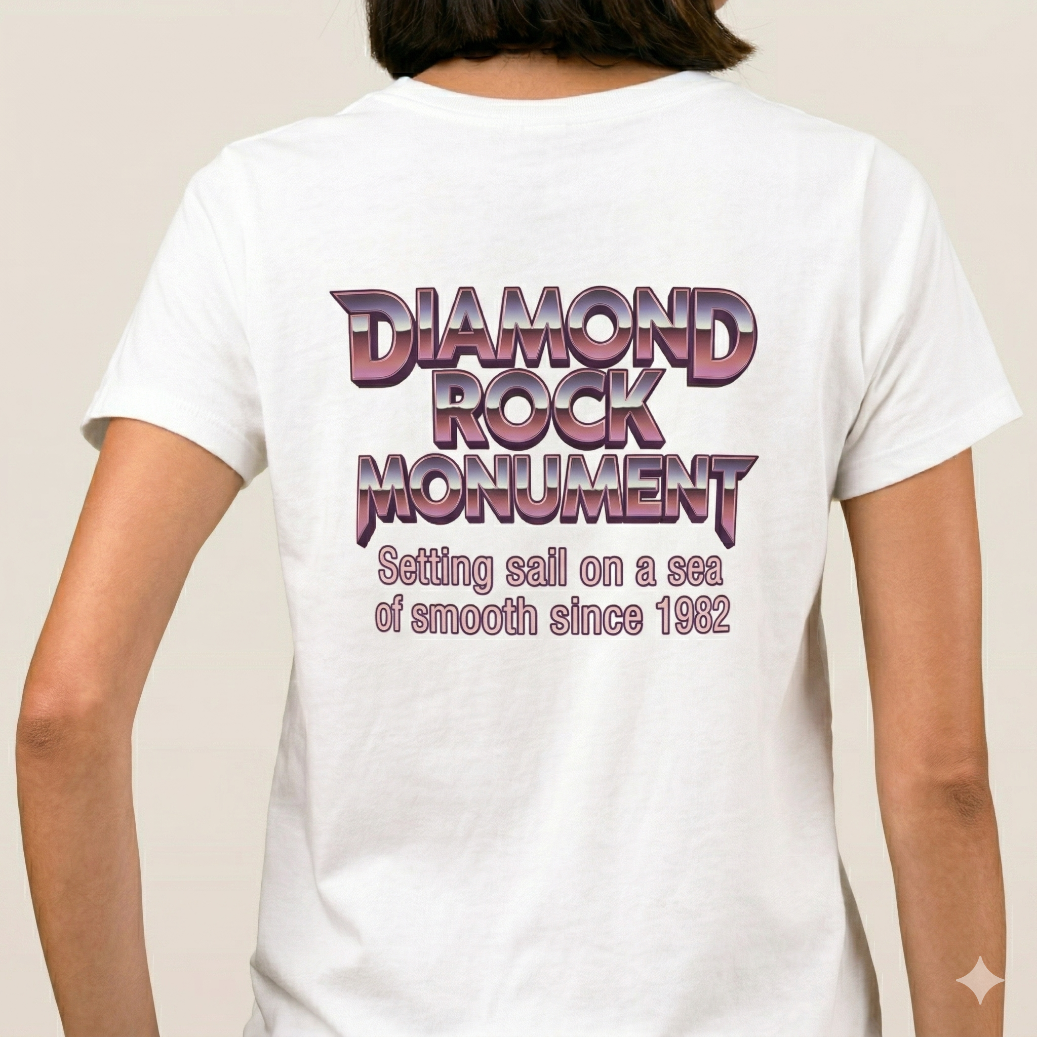 White Logo Tee